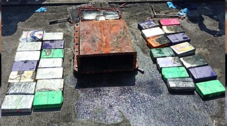 Kömür yüklü gemiden 31 ton uyuşturucu çıktı