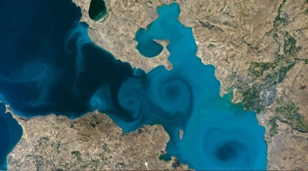 NASA'dan yarı finale kalan 'Van Gölü' fotoğrafı paylaşımı