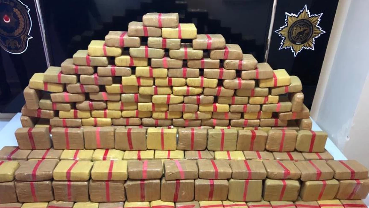 O şehirde rekor miktarda uyuşturucu ele geçirildi