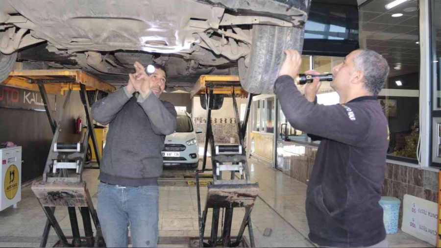 Oto tamircilerde yoğunluk başladı