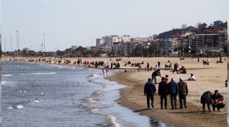 Samsun 26,5 dereceyi gördü