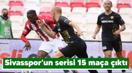 Sivasspor'un serisi 15 maa kt