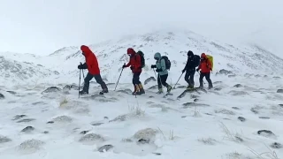 Süphan Dağı tırmanışı hava muhalefetine takıldı
