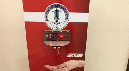 Temassız dezenfektan cihazı