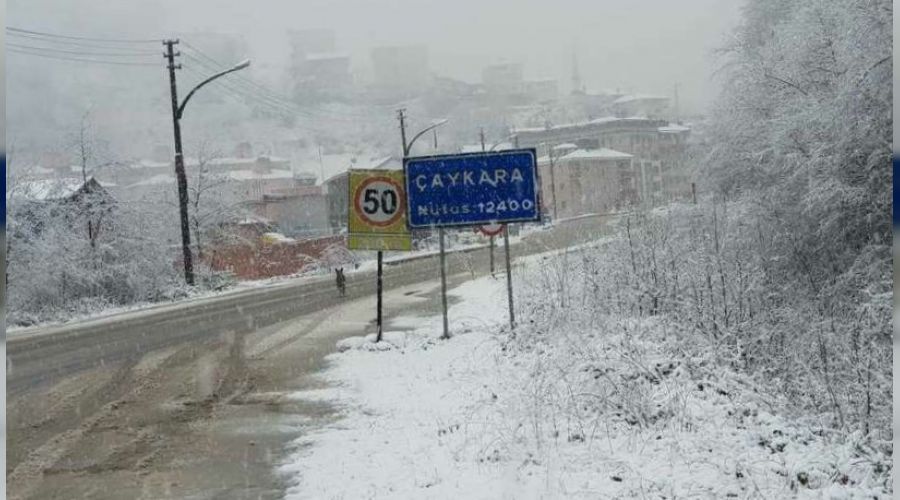 Trabzon'da kar tatili 8 ilede devam ediyor