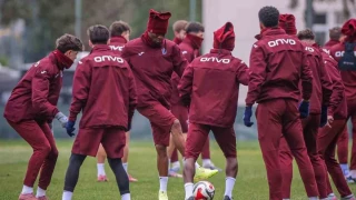 Trabzonspor kupa hazırlıklarını sürdürdü