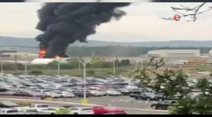 ABD’de bombardıman uçağı düştü