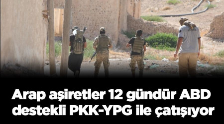 Arap airetler 12 gndr ABD destekli PKK-YPG ile atyor