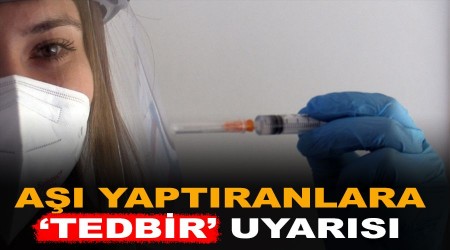 A yaptranlara 'tedbir' uyars