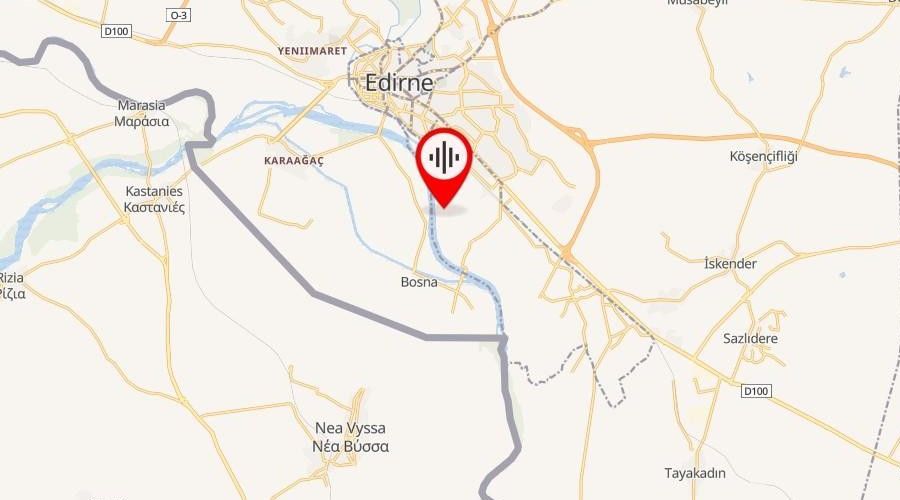 Edirne'de 2.5 büyüklüğünde deprem yaşandı