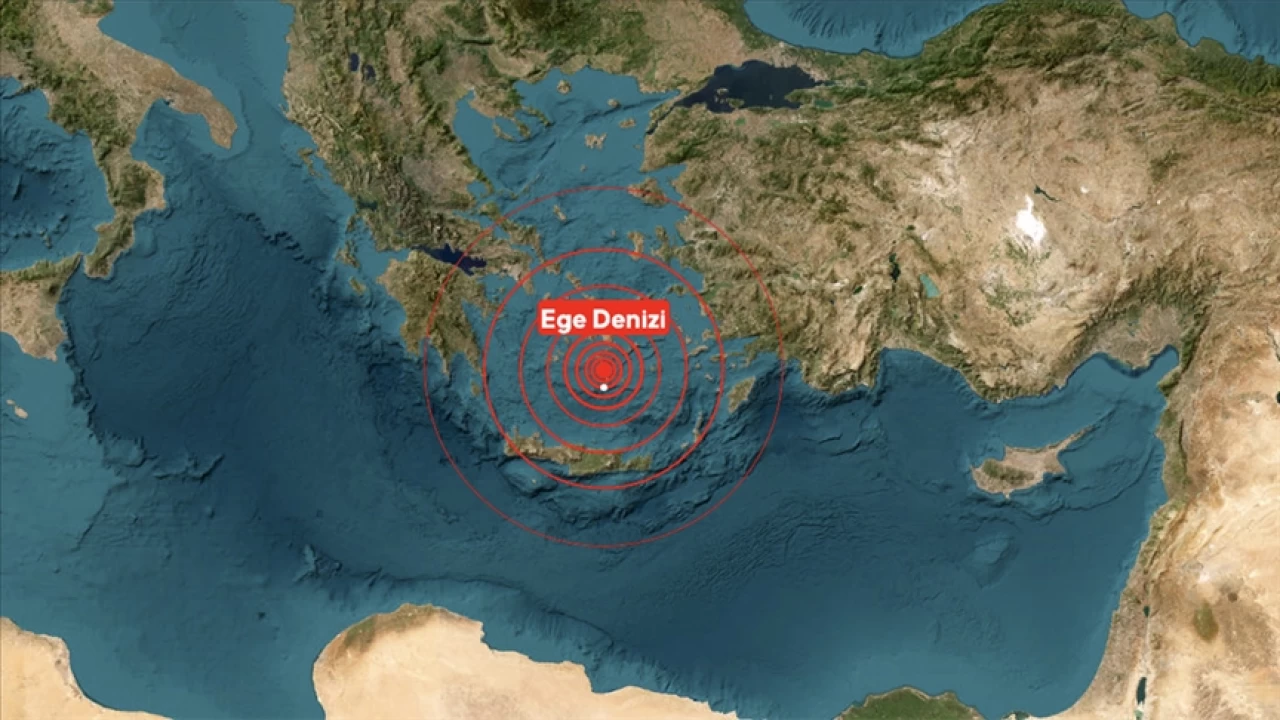 Ege Denizi'nde 4,8 byklnde deprem