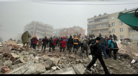 Enkazdan 8 güreşçi kurtarıldı