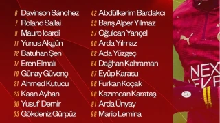 Galatasaray'ın Fethiyespor maçı kamp kadrosu açıklandı