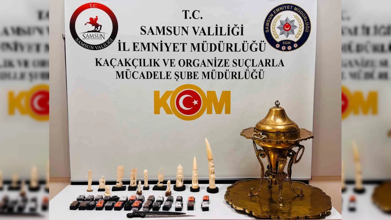 Samsun'da tarihi eser operasyonu