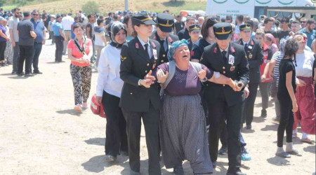 Şehit Uzman Çavuş Özcan'a veda