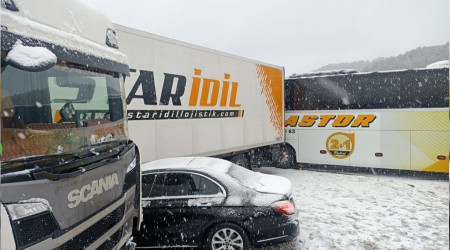 TEM Otoyolu Bolu geçişinde zincirleme kaza: 5 yaralı