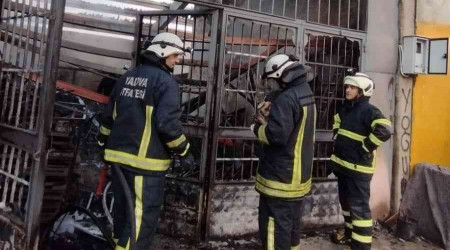 Yalova'da sanayi sitesindeki yangın korkuttu