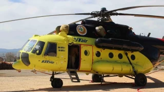 Yangn sndrme helikopteri o kente konulandrld