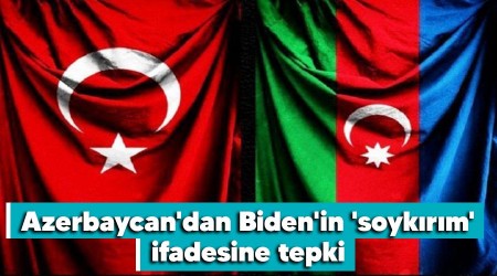 Azerbaycan'dan Biden'in 'soykrm' ifadesine tepki