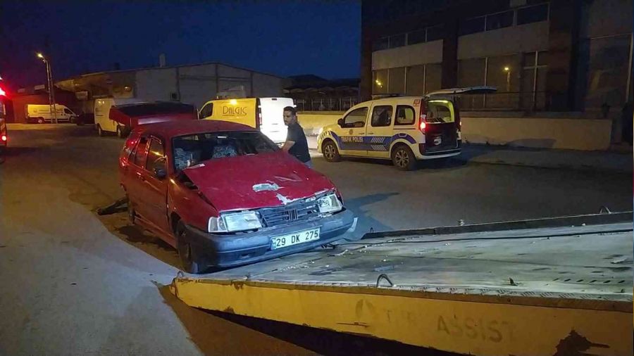 Drift atarken refüje çıktı