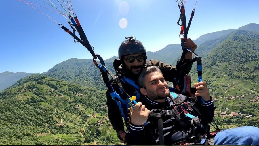Engelli bireyler için yamaç paraşütü