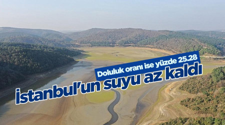 İstanbul'un suyu az kaldı