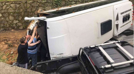 Rize'deki kazada yaralanan 25 kişiden 18'i taburcu oldu