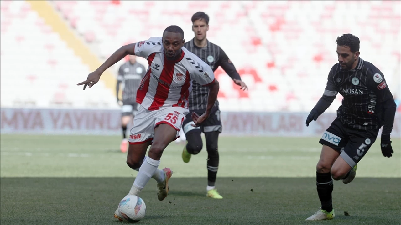 Sivasspor ile Konyaspor berabere kald