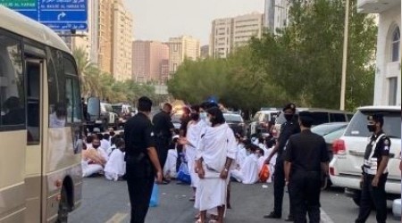 Suudi Arabistan'da izni olmayan 936 hacı adayına gözaltı