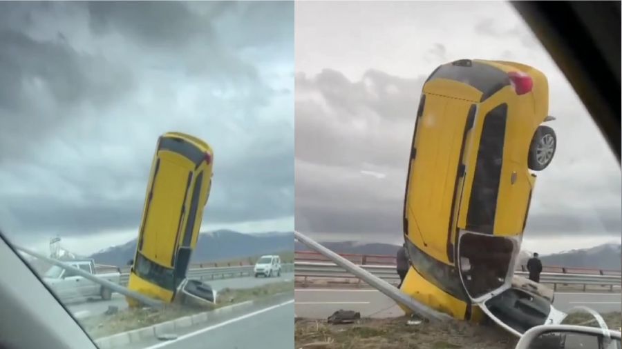 Van'da bir garip kaza