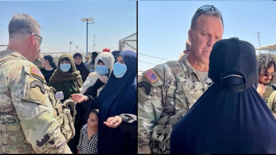 Amerikalı komutandan PKK/YPG işgalindeki kampa ziyaret