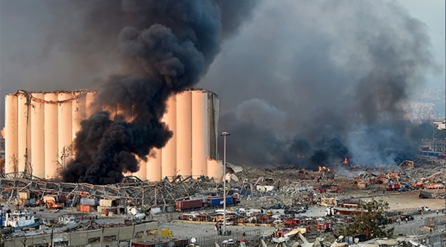 Beyrut'ta 3 bin 972 bina hasar gördü