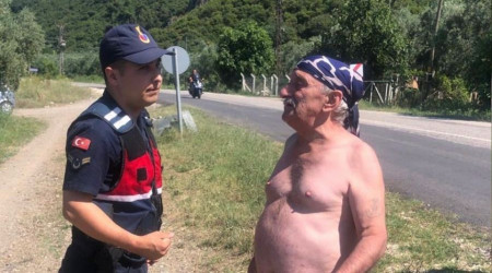 'Boğuldu' diye aranıyordu yürüyerek geldi