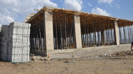 Bulanık'ta sosyal tesis inşaatı