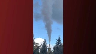 Cargill Bursa'dan çıkan dumanlar gökyüzünü griye boyadı