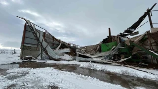 Diyarbakır'da 12 fabrikanın çatısı çöktü
