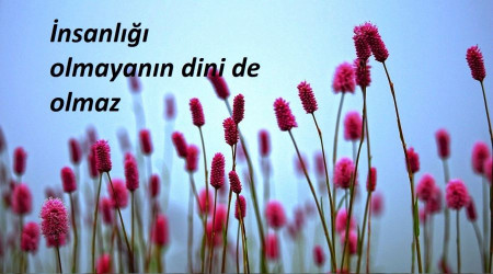 nsanl olmayann dini de olmaz