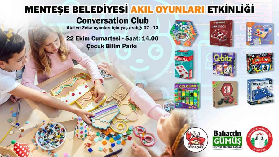 Menteşe'de akıl oyunları etkinliği