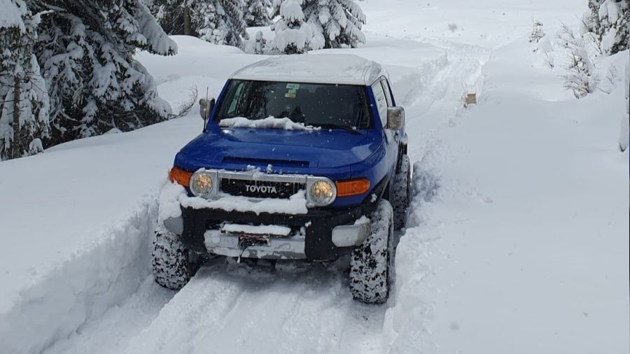 Off-road tutkunlarndan kar safarisi