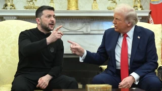 Trump ile Zelenskiy tartt, basn toplants iptal edildi