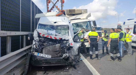 Yavuz Sultan Selim Köprüsü'nde kaza