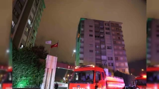 8. katta çıkan yangında alevler 9. kata sıçradı