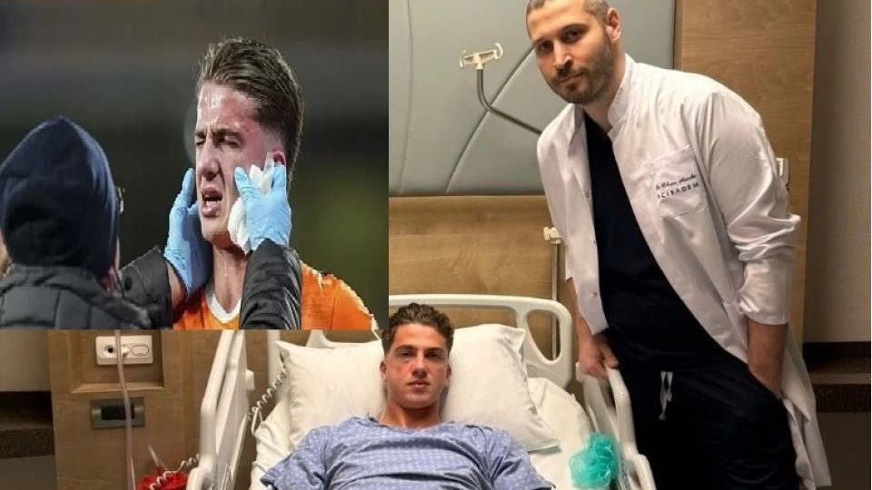 Beşiktaş maçında kemiği kırılan Bertuğ Yıldırım ameliyat edildi