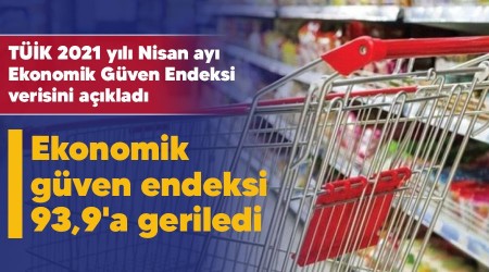 Ekonomik gven endeksi 93,9'a geriledi