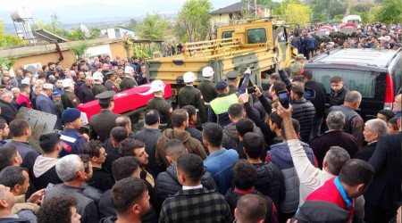 Pençe-Yıldırım şehidi, son yolculuğuna uğurlandı