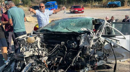 Uzman çavuş kazada can verdi