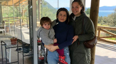 Yazlık evlerini savaştan kaçan Ukraynalı aileye açtılar