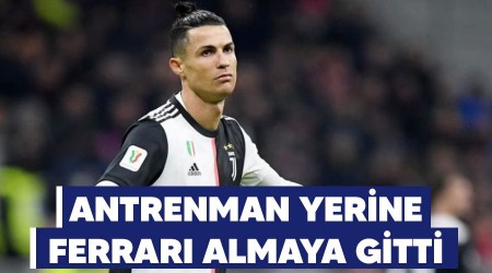 Antrenman yerine Ferrari almaya gitti