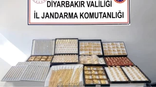 Diyarbakır'da 7 buçuk kilo işlenmiş kaçak altın ele geçirildi