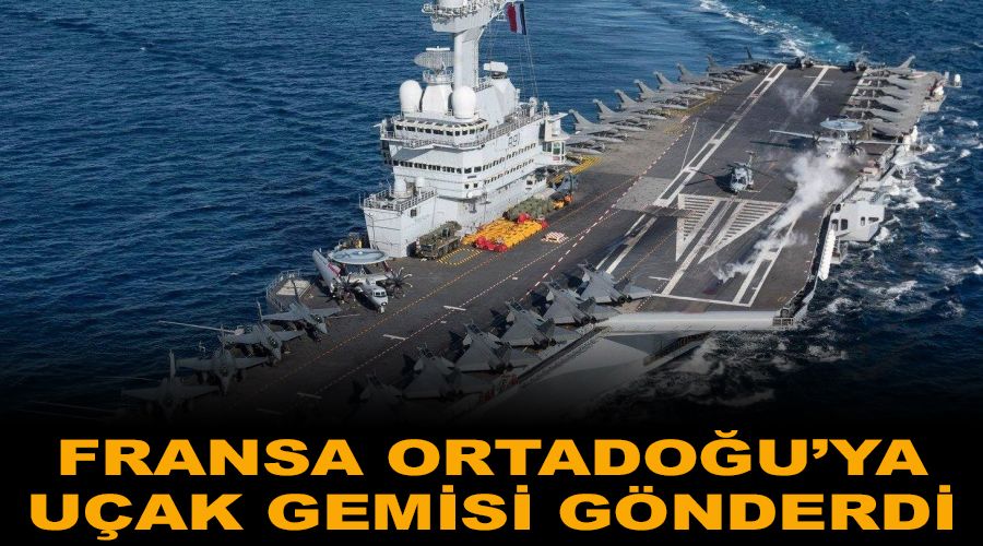 Fransa, Ortadoğu'ya uçak gemisi gönderdi